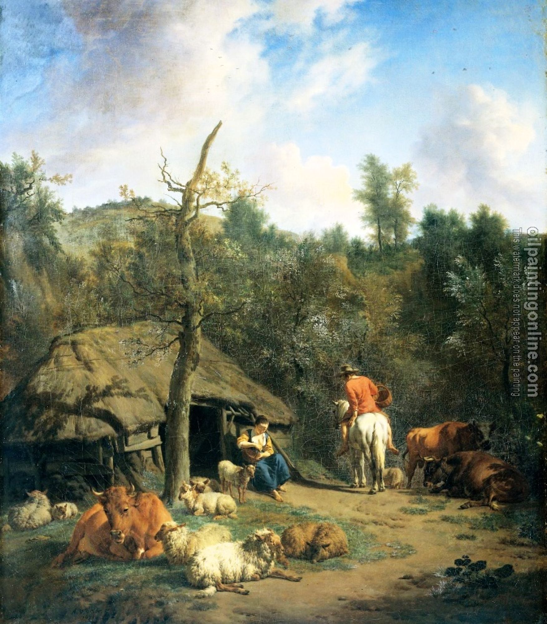 Velde, Adriaen van de - Hut